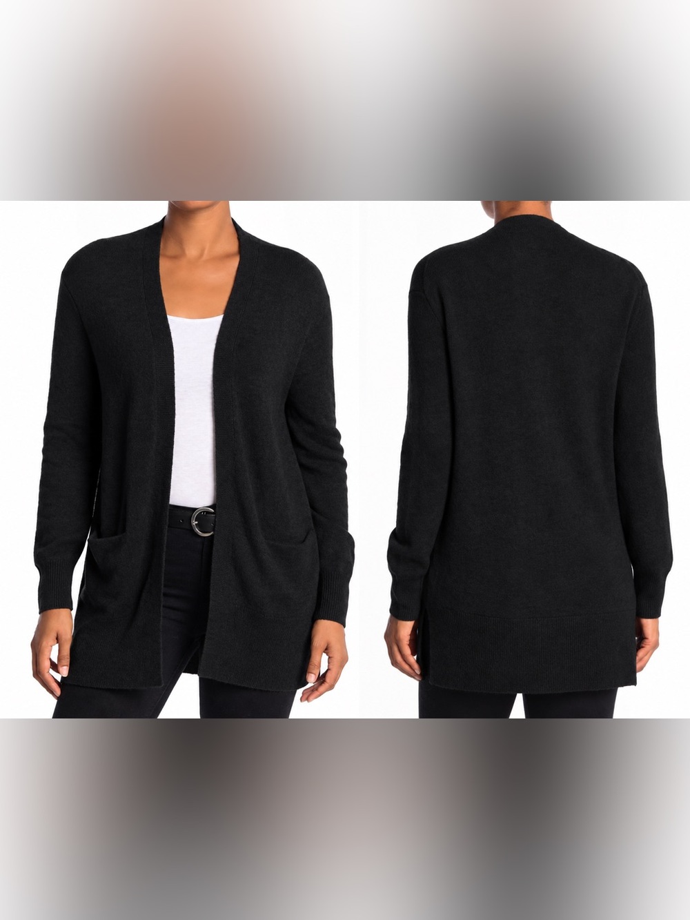 MADEWELL Cozy Walker cardigan In Black Size Small casual comfort wool Alpaca